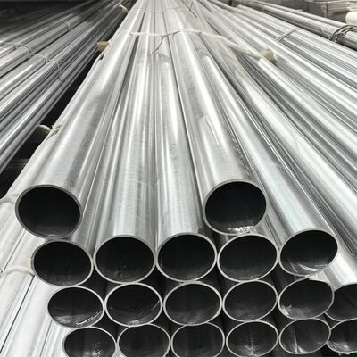 Galvanized Round Welded Steel Pipes Grade SPCC Durable Corrosion Resistant Coated Pipes Suitable Industrial Applications