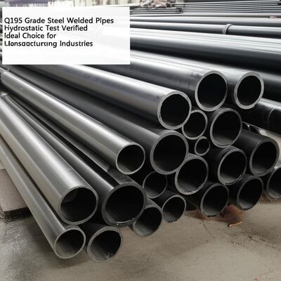 Q195 Grade Steel Welded Pipes Hydrostatic Test Verified Ideal Choice for Construction and Manufacturing Industries