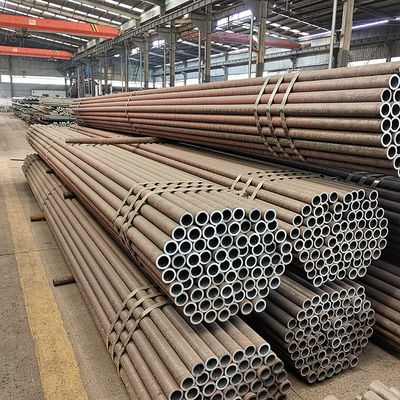 ASTM A106 Круглый бесшовный стальной трубки класса B Углеродистая стальная горячекатаная бесшовная труба
