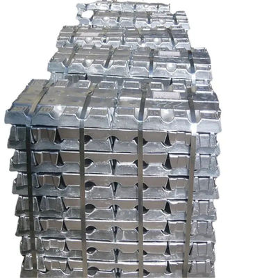 Hoogwaardig zilveren metaal goedkope prijs zuiver 99,995% Shg zink metaal Zamak zink ingots