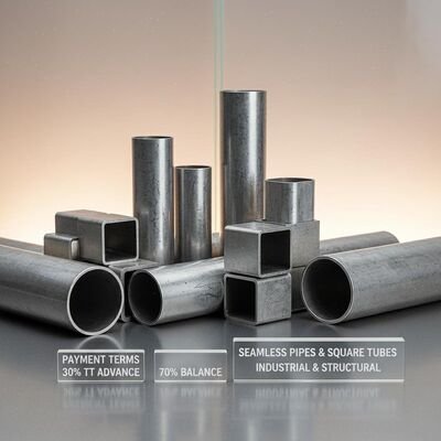 Payment Terms 30 Percent TT Advance 70 Percent Balance Seamless Pipes Square Tubes for Industrial Applications and Structural