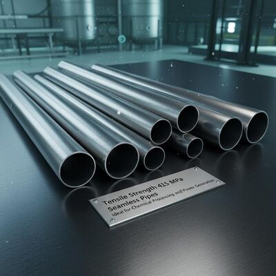 Tensile Strength 415 MPa Seamless Pipes Stainless Steel Seamless Pipes Ideal for Chemical Processing and Power Generation