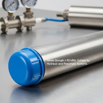 Tensile Strength ≥ 415 MPa Seamless Steel Tube Featuring Plastic Pipe Cap End Protector Suitable for Hydraulic and Pneumatic Systems