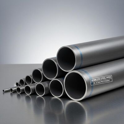 Seamless Pipes Pipe Size 1/2 to 14 Inch Seamless Pipes Made from High Strength Steel for Oil Refinery and Gas Processing