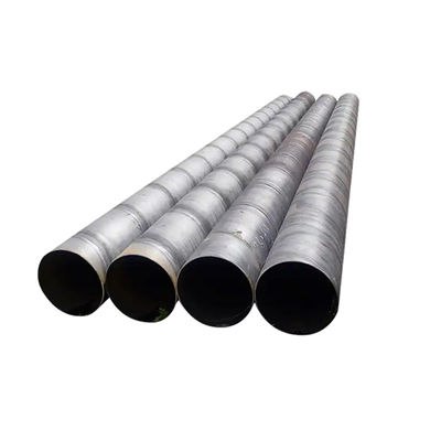 Q235jr Q355 SSAW Helicale gelaste stalen buis zwart grote diameter voor de bouw